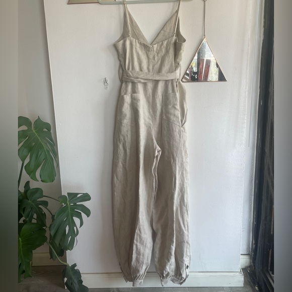 SHONA JOY linen jumpsuit - Picture 4 of 9